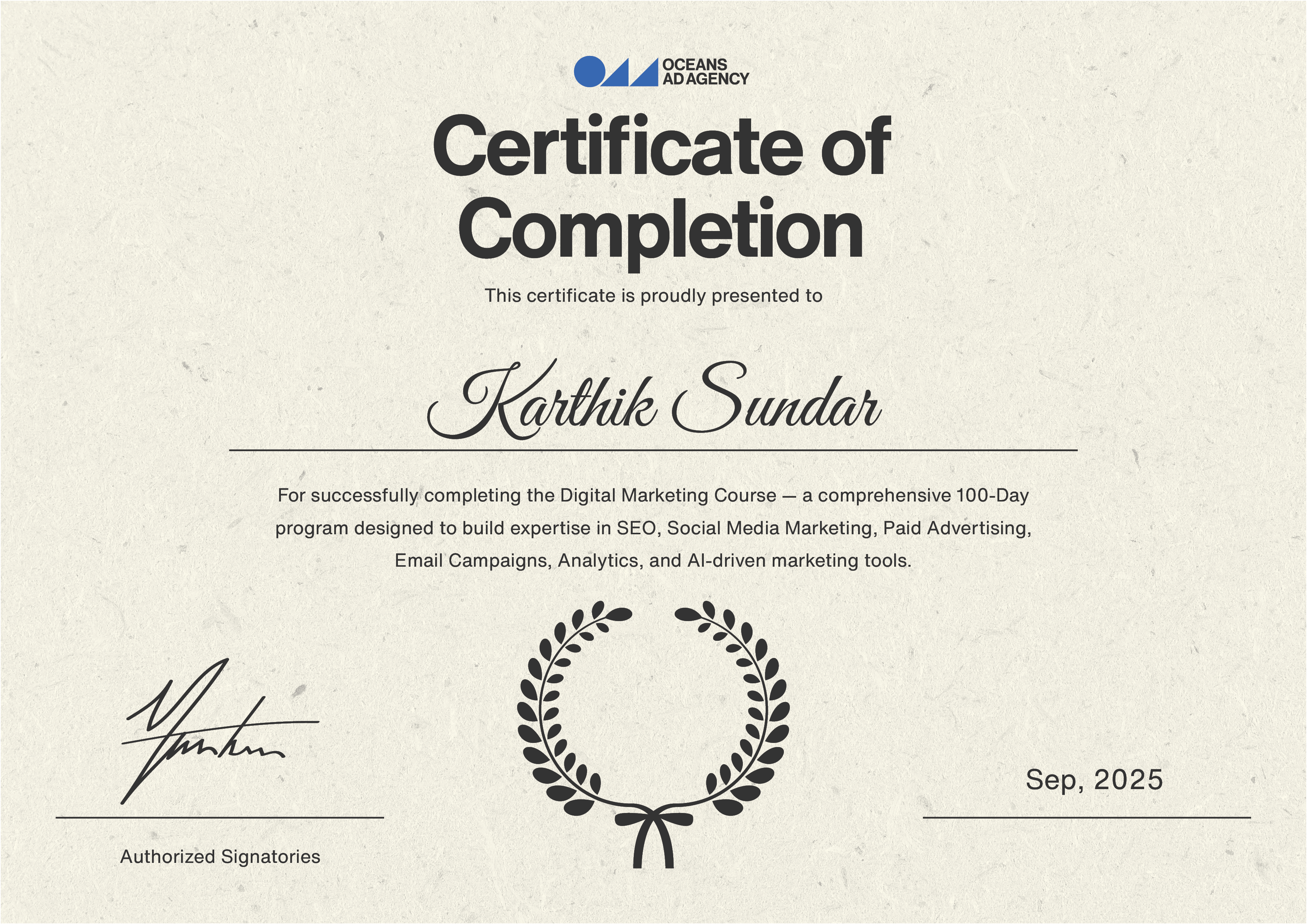 Ocean Ad Agency Academy